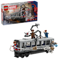 LEGO Marvel 76321 Spider-Man vs. Doc Ock Subway Train Scene product image 1, provided for visual reference and product