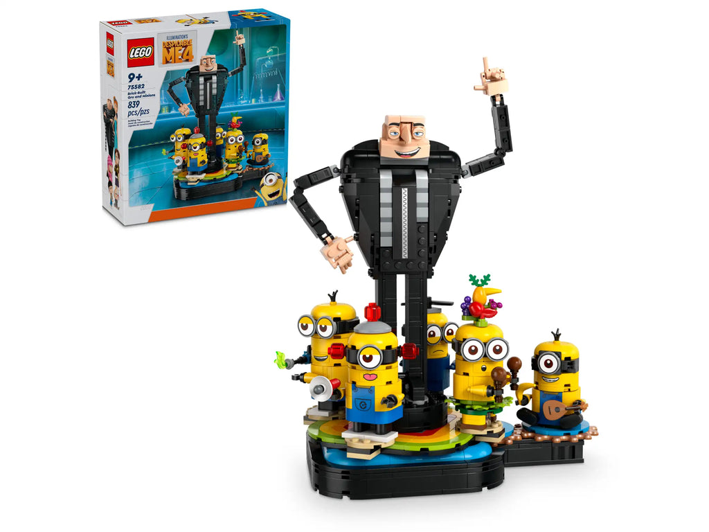 LEGO Despicable Me 4 75582 Brick-Built Gru and Minions product image 1, provided for visual reference and product detail