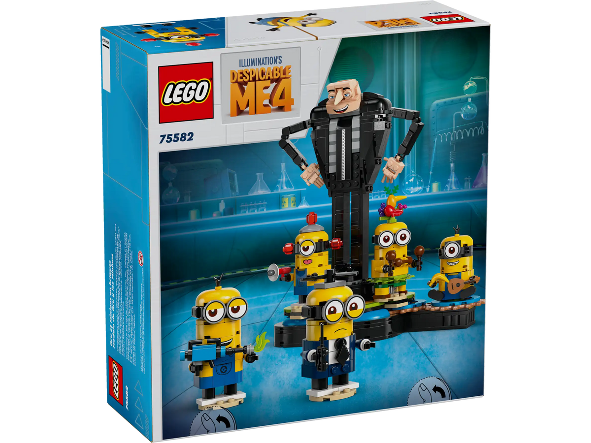 LEGO Despicable Me 4 75582 Brick-Built Gru and Minions product image 2, provided for visual reference and product detail