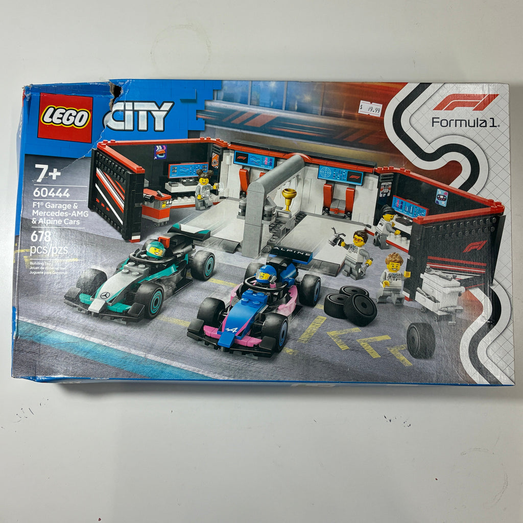 LEGO City 60444 F1 Garage & Mercedes-AMG & Alpine Cars product image 3, provided for visual reference and product detail