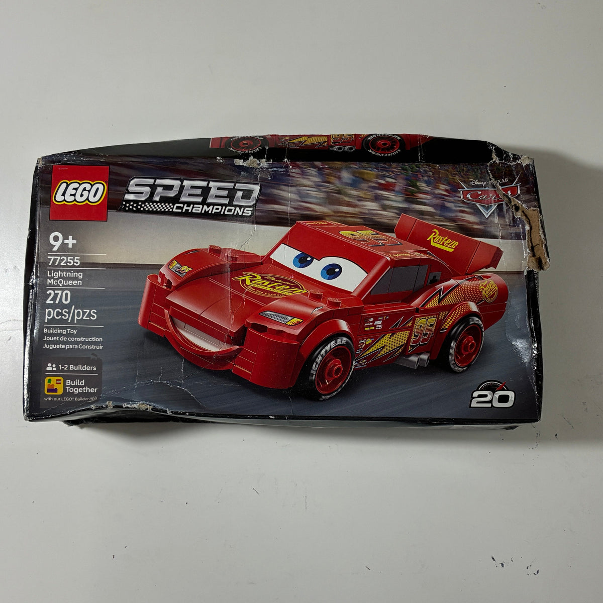 LEGO Speed Champions 77255 Lightning McQueen product image 3, provided for visual reference and product detail review