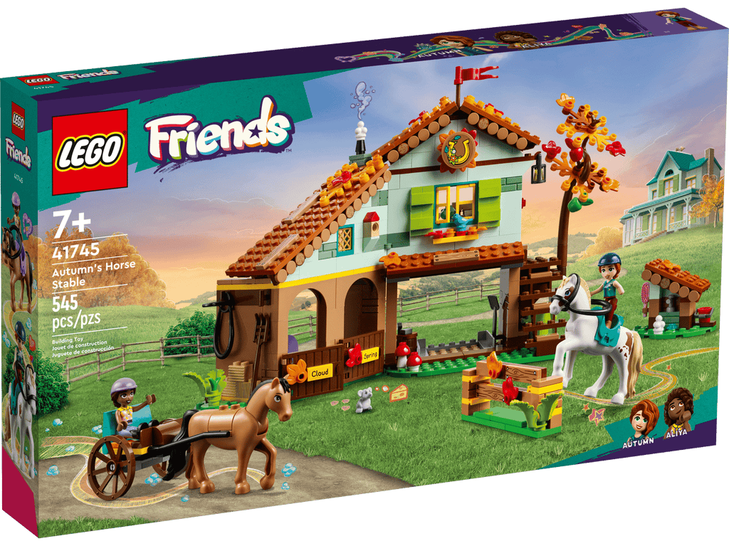 LEGO® Friends Autumn’s Horse Stable (41745) product image 1, provided for visual reference and product detail review