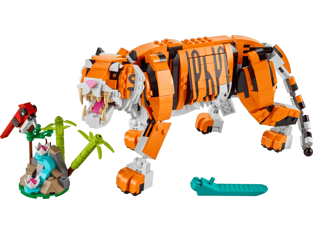 LEGO® Creator 3-in-1 Majestic Tiger 31129 product image 2, provided for visual reference and product detail review