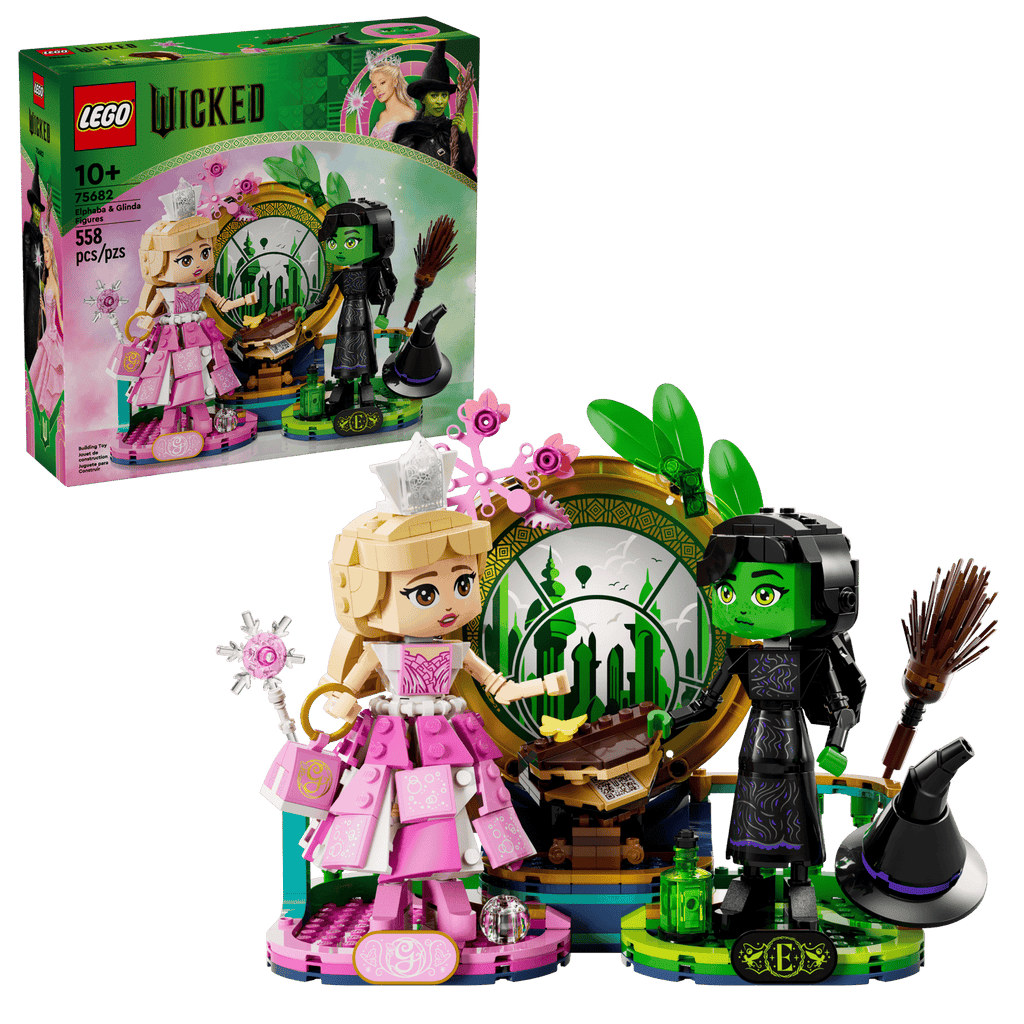 LEGO® Wicked 75682 Elphaba & Glinda Figures product image 1, provided for visual reference and product detail review
