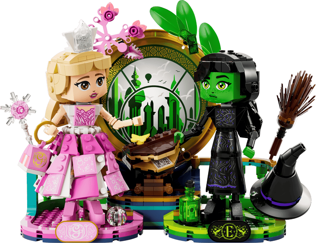 LEGO® Wicked 75682 Elphaba & Glinda Figures product image 2, provided for visual reference and product detail review