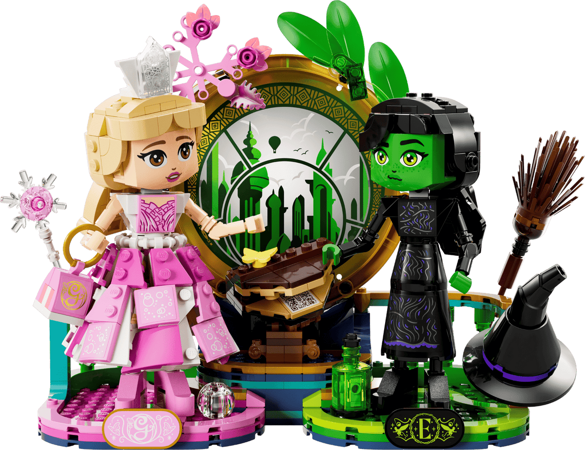 LEGO® Wicked 75682 Elphaba & Glinda Figures product image 2, provided for visual reference and product detail review