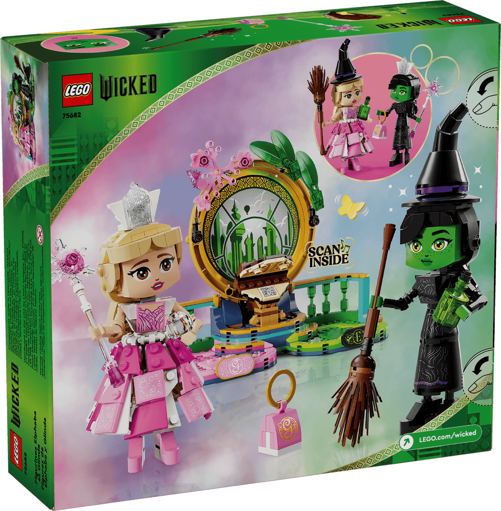 LEGO® Wicked 75682 Elphaba & Glinda Figures product image 7, provided for visual reference and product detail review