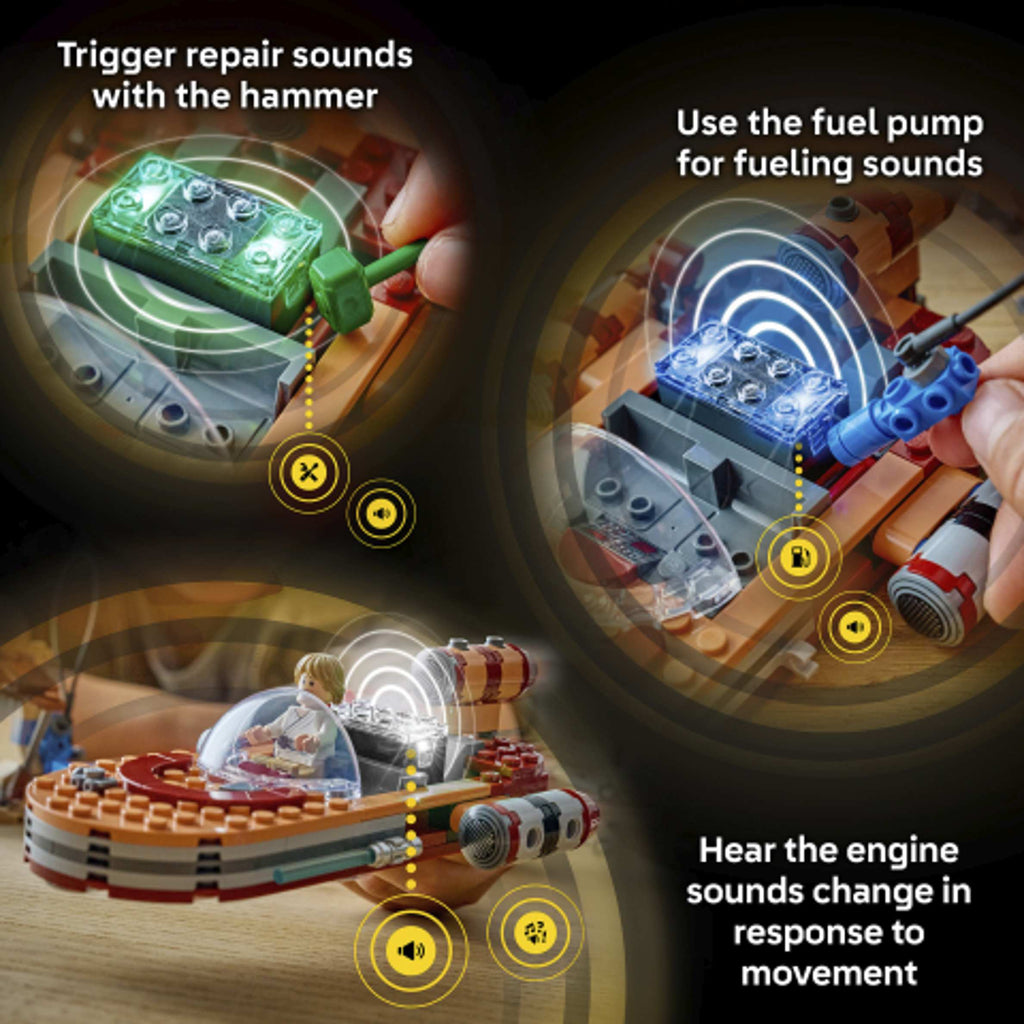 LEGO® Star Wars™ #75420 SMART Play™: Luke's Landspeeder™ product image 3, provided for visual reference and product detail