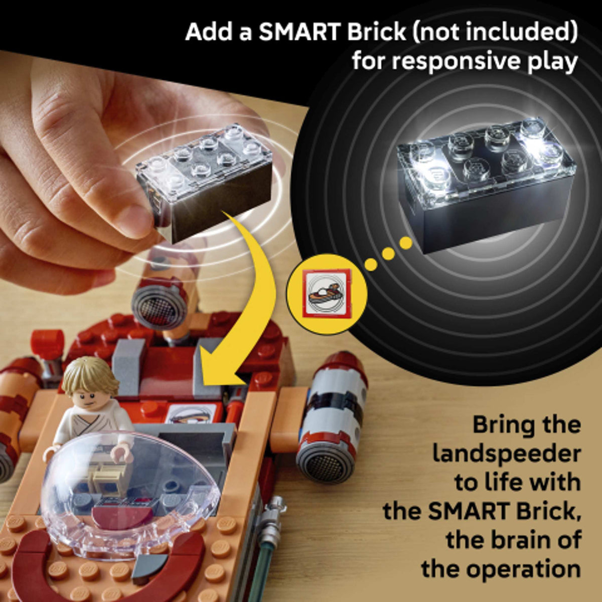LEGO® Star Wars™ #75420 SMART Play™: Luke's Landspeeder™ product image 4, provided for visual reference and product detail