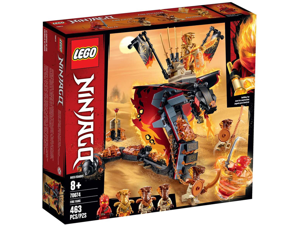 LEGO® NINJAGO® #70674 Fire Fang product image 1, provided for visual reference and product detail review