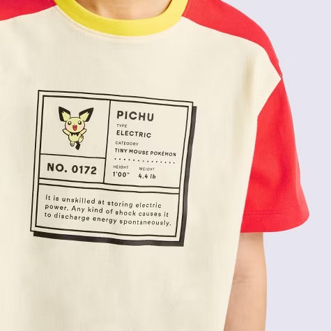 Youth Pichu Graphic Short Sleeve Crewneck T-Shirt - Pokémon x Target L product image 5, provided for visual reference and