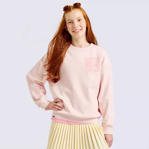 Youth Crewneck Sweatshirt Pink - Pokémon x Target L product image 2, provided for visual reference and product detail review
