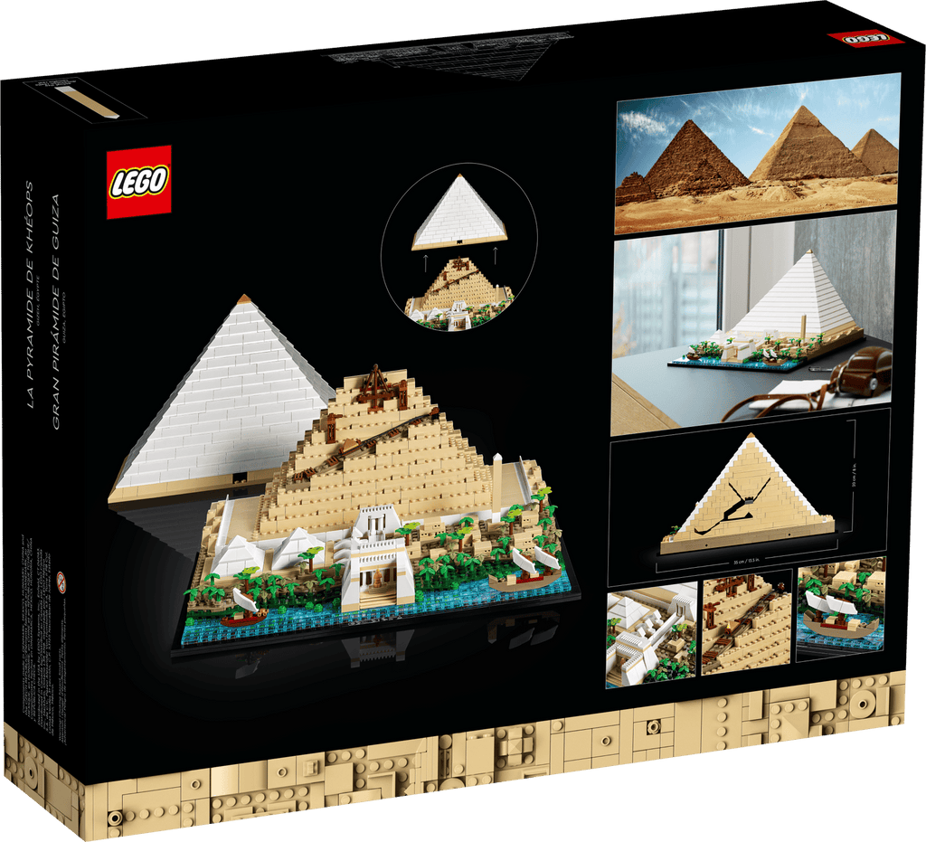LEGO® Architecture #21058 Great Pyramid of Giza product image 12, provided for visual reference and product detail review