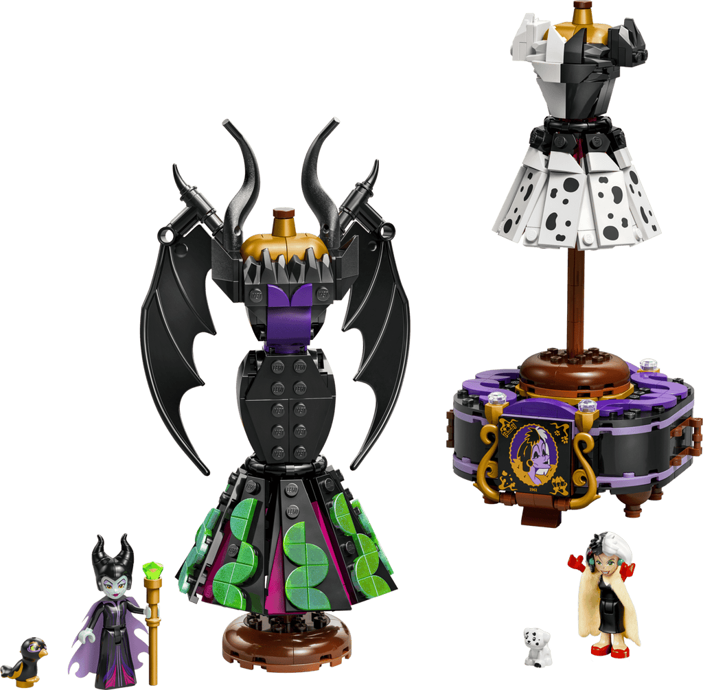 LEGO® Disney™ #43262 Maleficent's and Cruella De Vil's Dresses product image 2, provided for visual reference and product