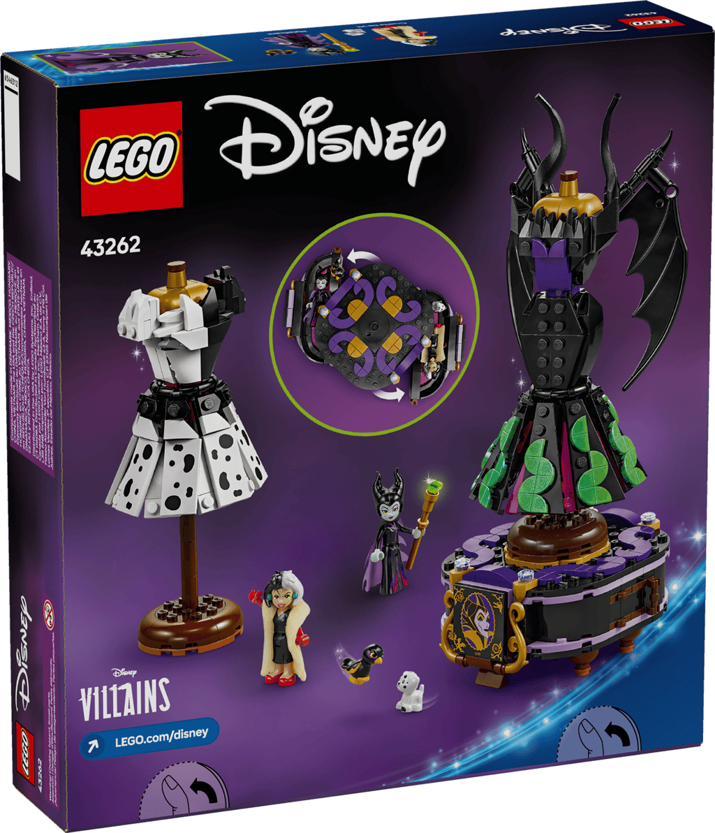 LEGO® Disney™ #43262 Maleficent's and Cruella De Vil's Dresses product image 4, provided for visual reference and product