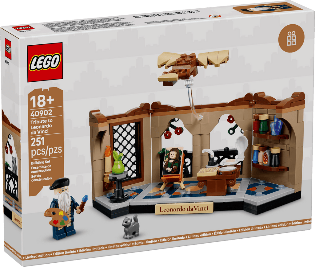LEGO® Limited Edition Tribute to Leonardo da Vinci product image 1, provided for visual reference and product detail review