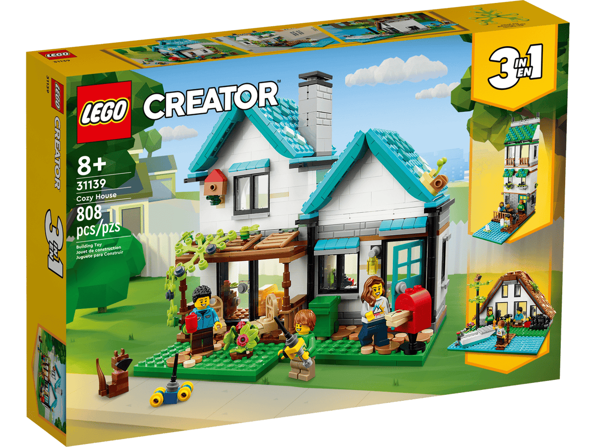 LEGO® Creator 3-in-1 #31139 Cozy House product image 1, provided for visual reference and product detail review