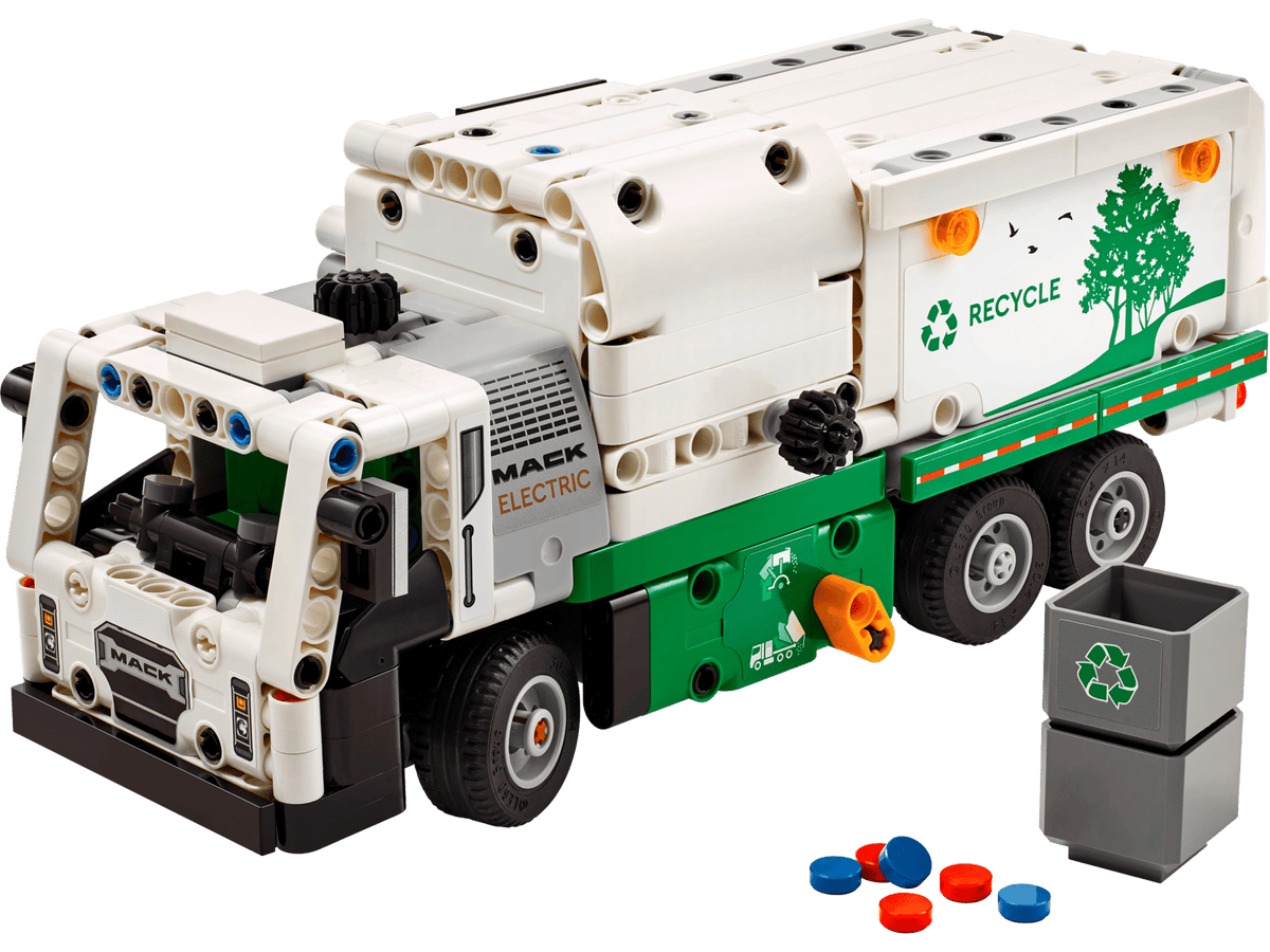 LEGO® Technic™ #42167 Mack® LR Electric Garbage Truck product image 2, provided for visual reference and product detail