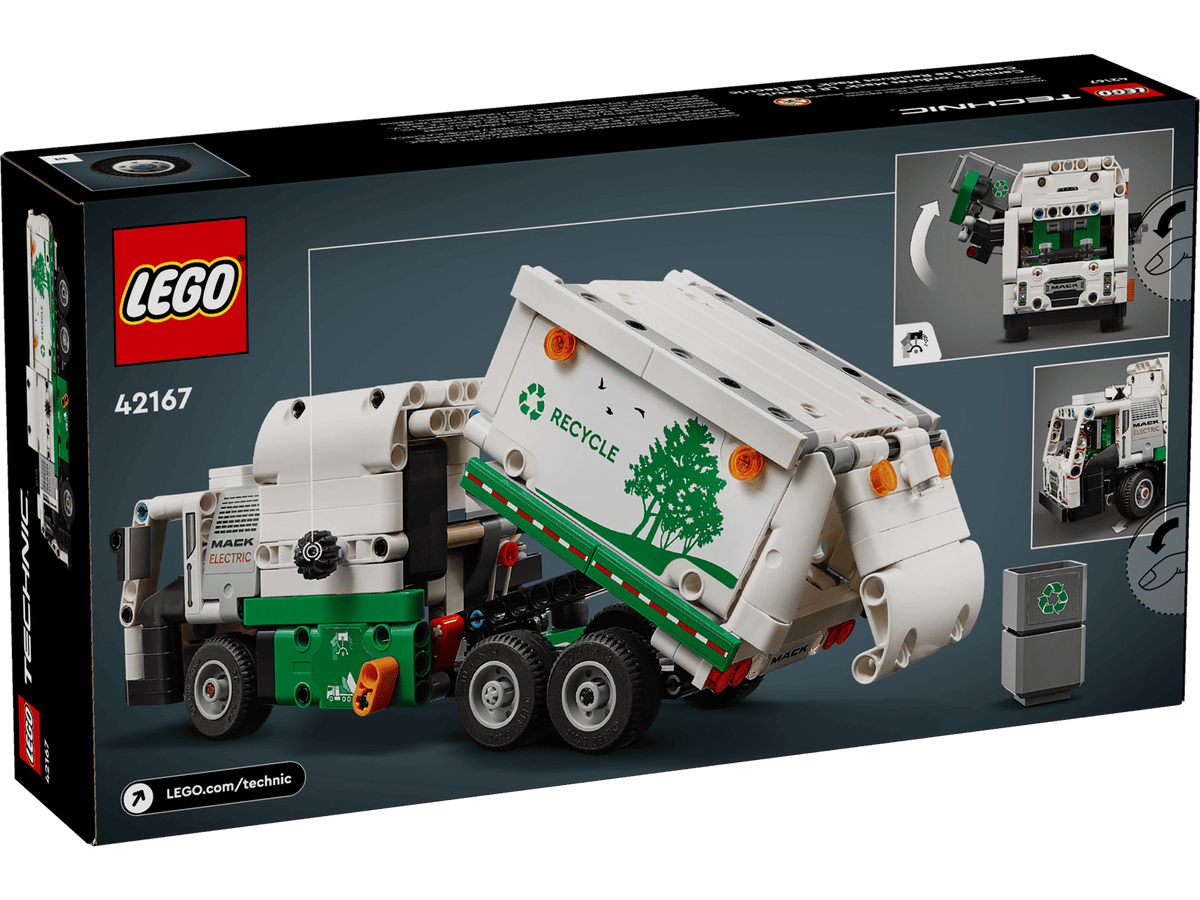 LEGO® Technic™ #42167 Mack® LR Electric Garbage Truck product image 7, provided for visual reference and product detail