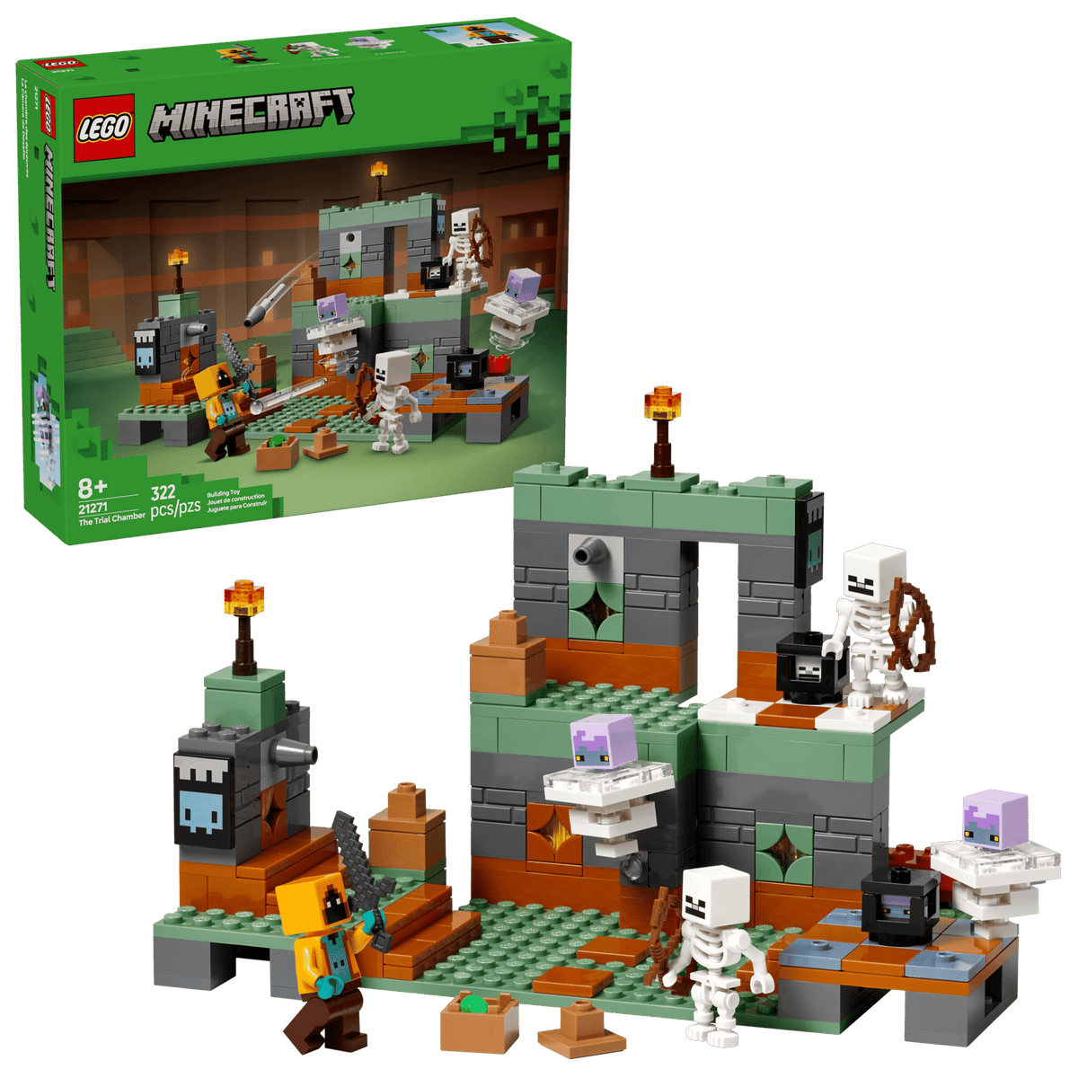 LEGO® Minecraft® #21271 The Trial Chamber product image 1, provided for visual reference and product detail review