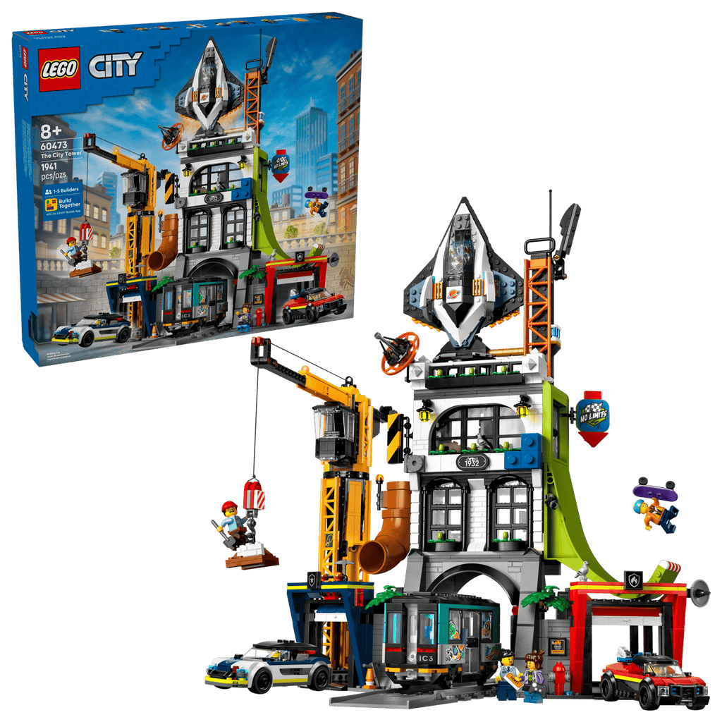 LEGO® City #60473 The City Tower product image 1, provided for visual reference and product detail review