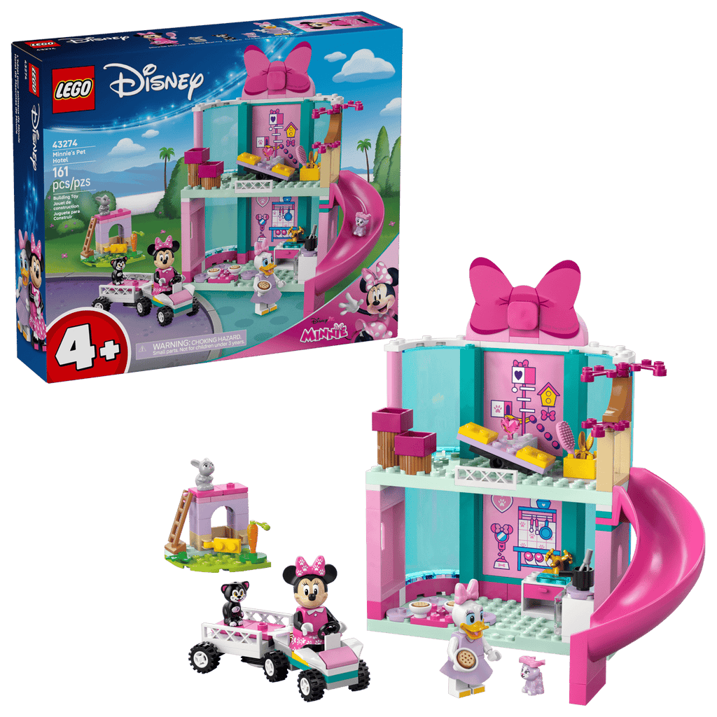 LEGO® Disney™ #43274 Minnie's Pet Hotel product image 1, provided for visual reference and product detail review