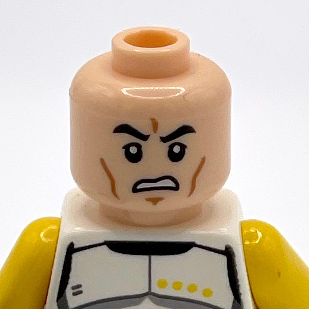 Clone Trooper Commander (Phase 1) - Yellow Arms, Scowl product image 2, provided for visual reference and product detail