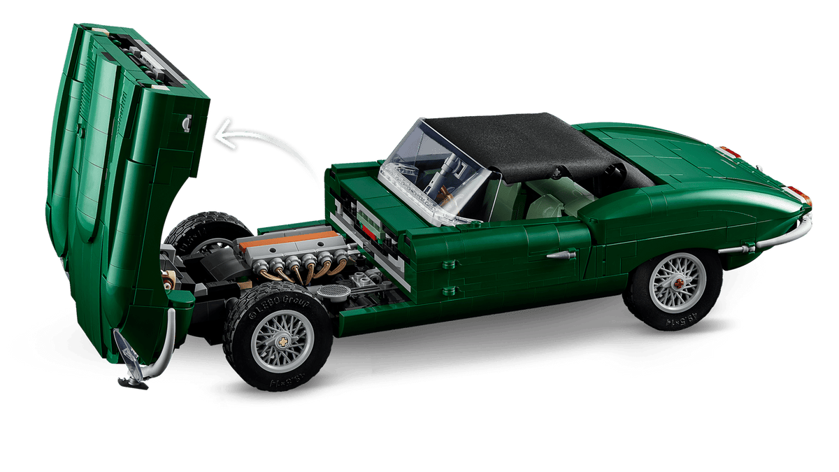 LEGO® Icons #11381 Jaguar E-Type product image 3, provided for visual reference and product detail review