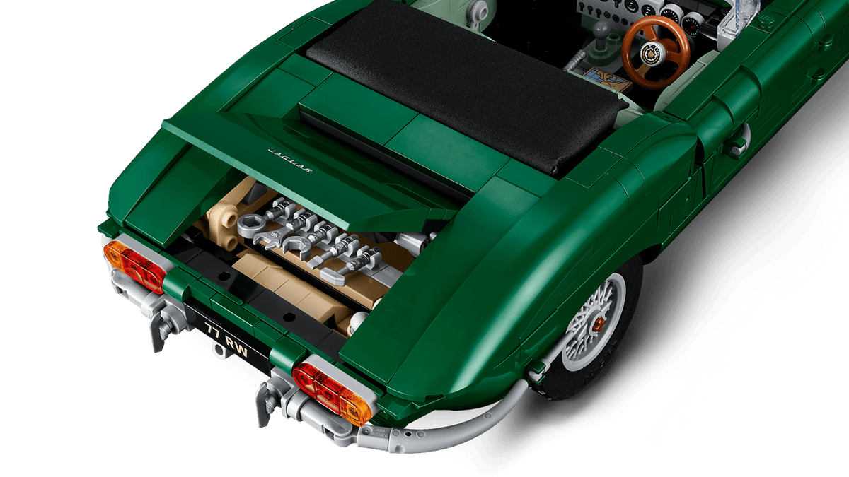 LEGO® Icons #11381 Jaguar E-Type product image 4, provided for visual reference and product detail review