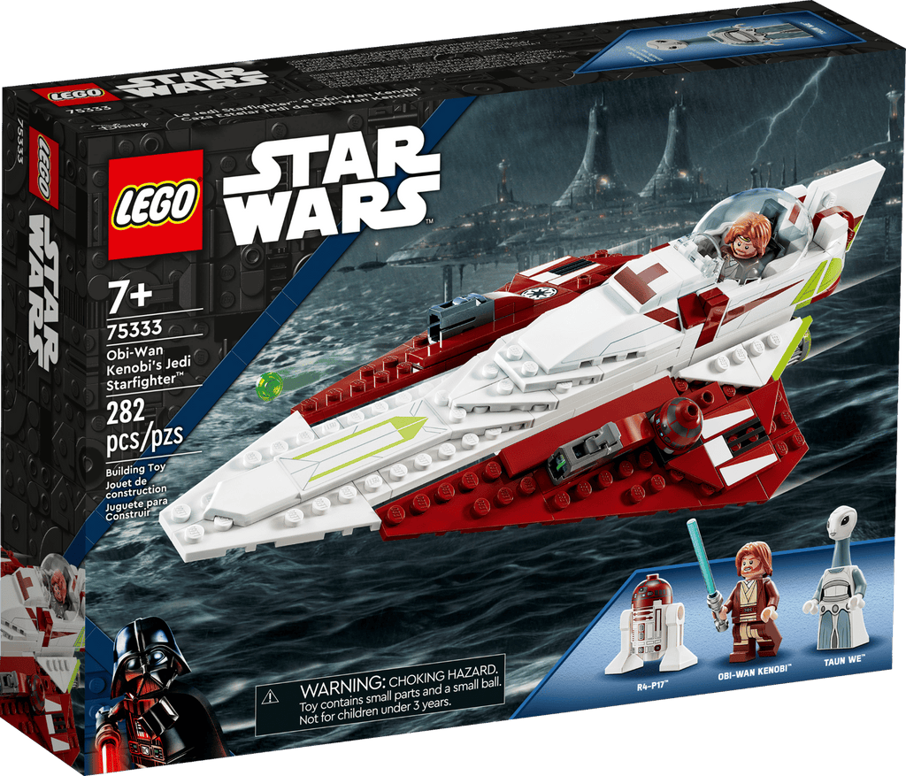 LEGO® Star Wars™ #75333 Obi-Wan Kenobi’s Jedi Starfighter™ product image 1, provided for visual reference and product detail