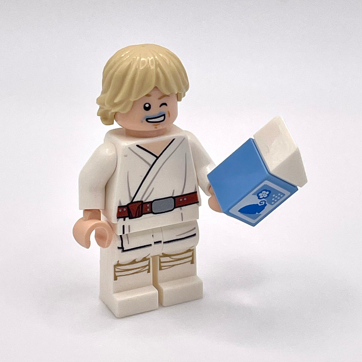 Luke Skywalker with Blue Milk accessory and Blue Milk on Mouth product image 1, provided for visual reference and product