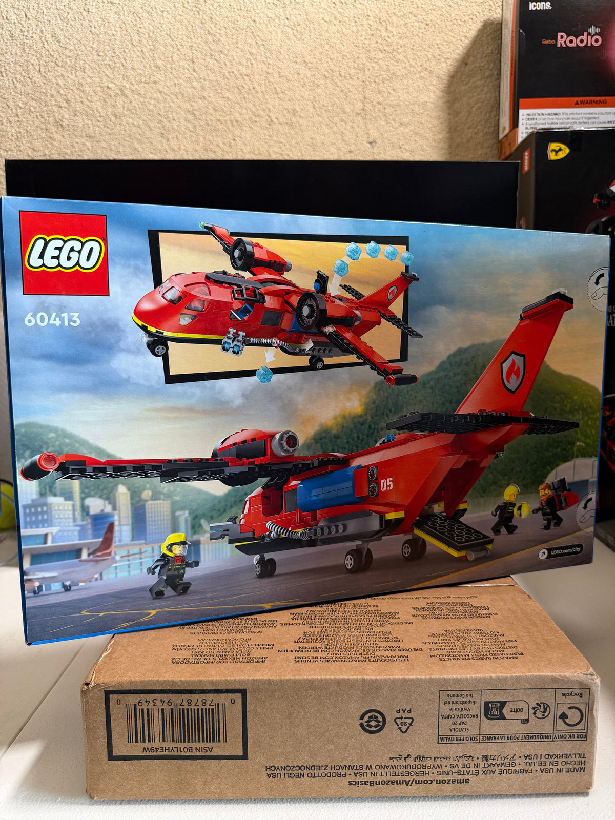 LEGO® City #60413 Fire Rescue Plane product image 3, provided for visual reference and product detail review