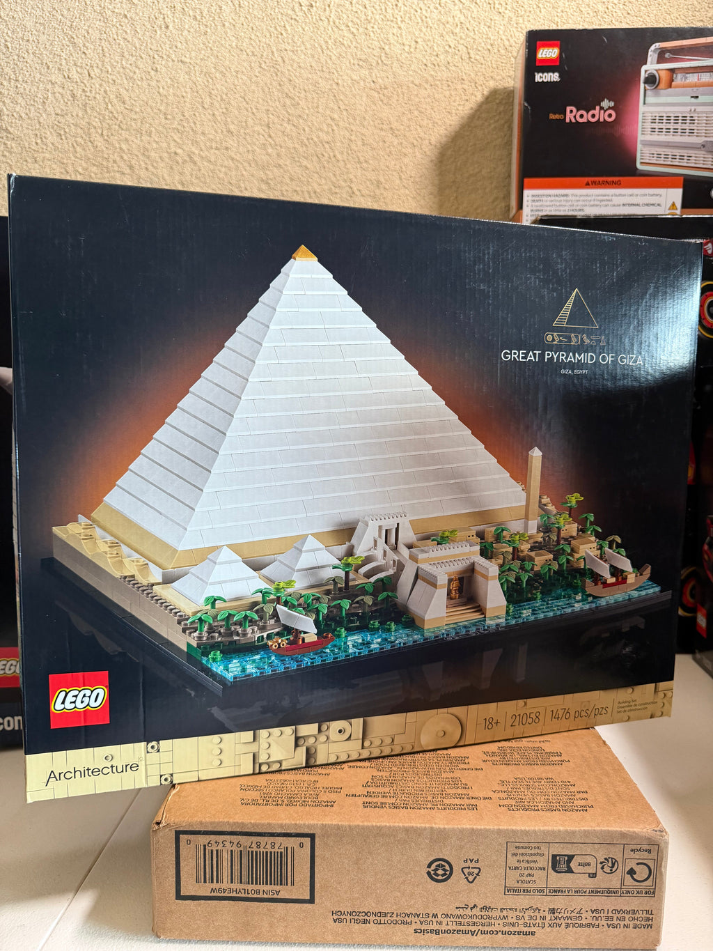 LEGO® Architecture #21058 Great Pyramid of Giza product image 2, provided for visual reference and product detail review