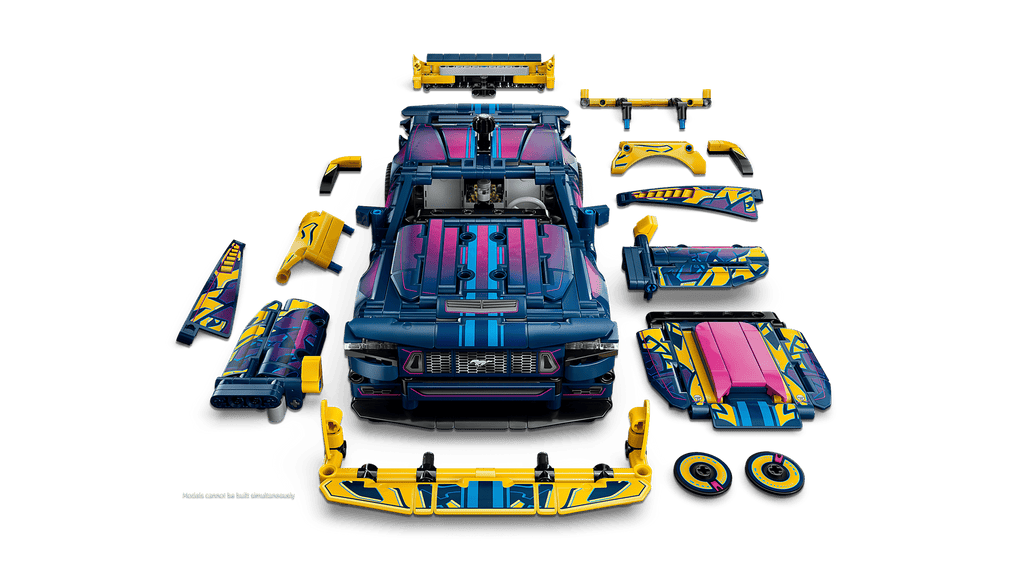 LEGO® Technic™ #42236 Custom Garage Ford Mustang GT Car product image 2, provided for visual reference and product detail