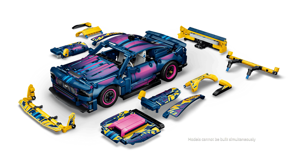 LEGO® Technic™ #42236 Custom Garage Ford Mustang GT Car product image 5, provided for visual reference and product detail