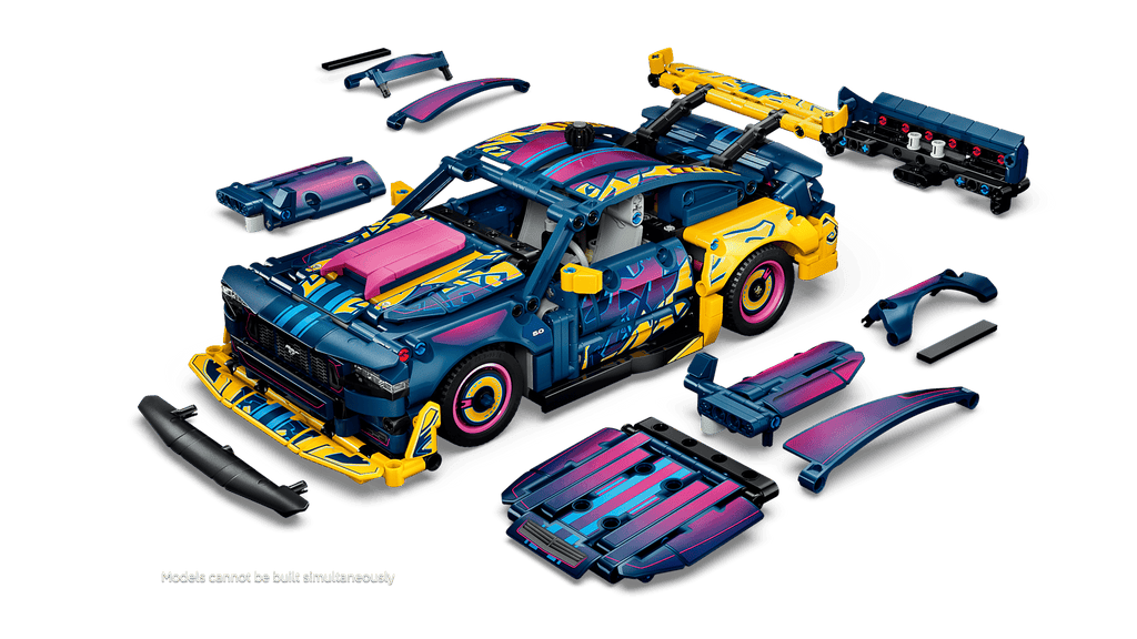 LEGO® Technic™ #42236 Custom Garage Ford Mustang GT Car product image 6, provided for visual reference and product detail