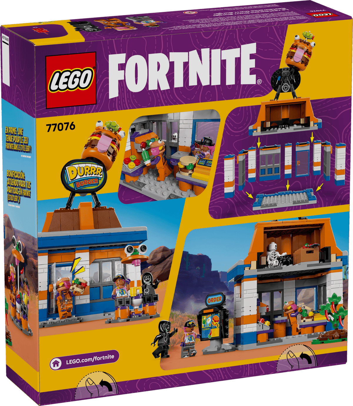 LEGO® Fortnite #77076 Durrr Burger Restaurant product image 6, provided for visual reference and product detail review