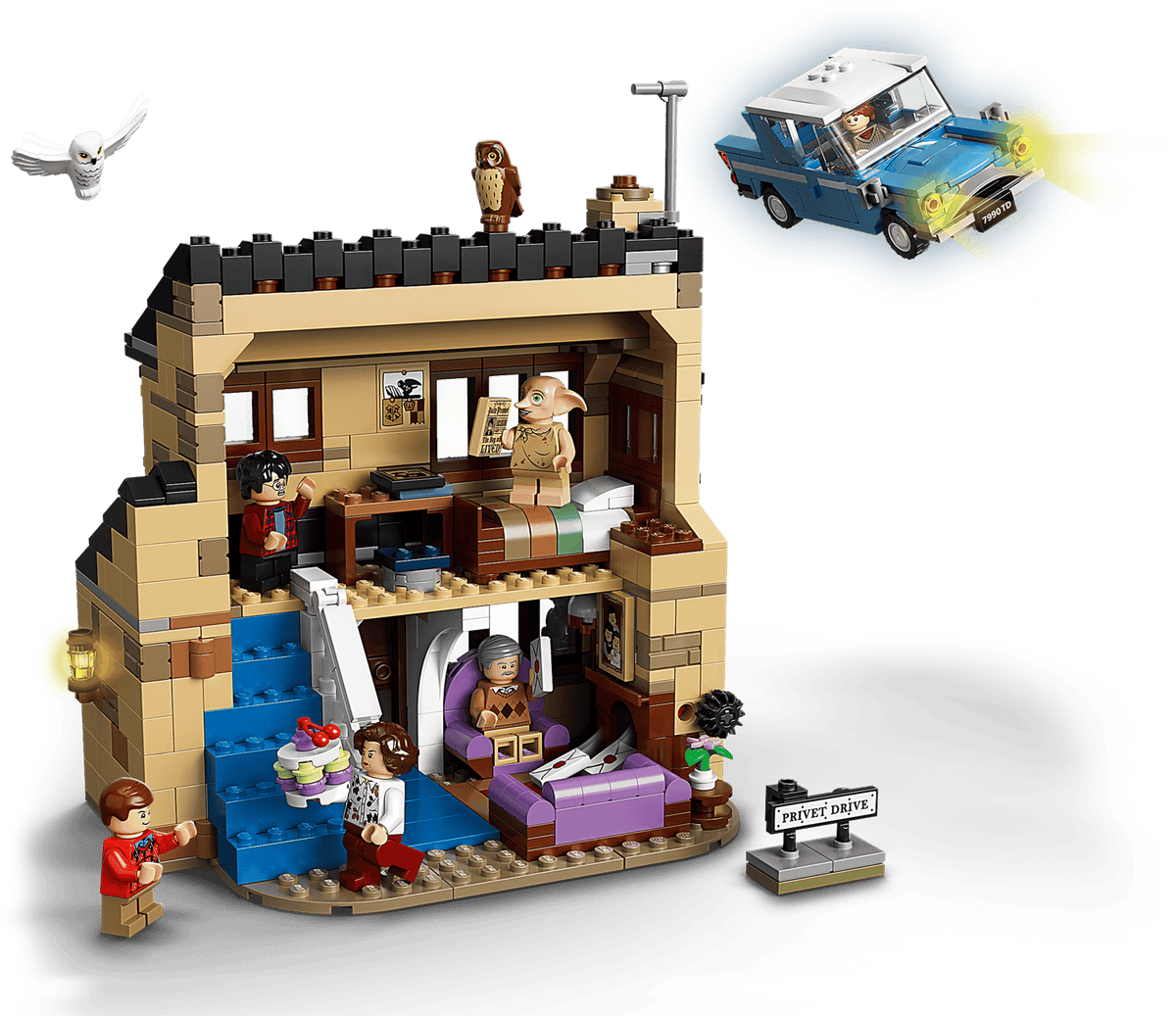 LEGO® Harry Potter™ #75968 4 Privet Drive product image 4, provided for visual reference and product detail review
