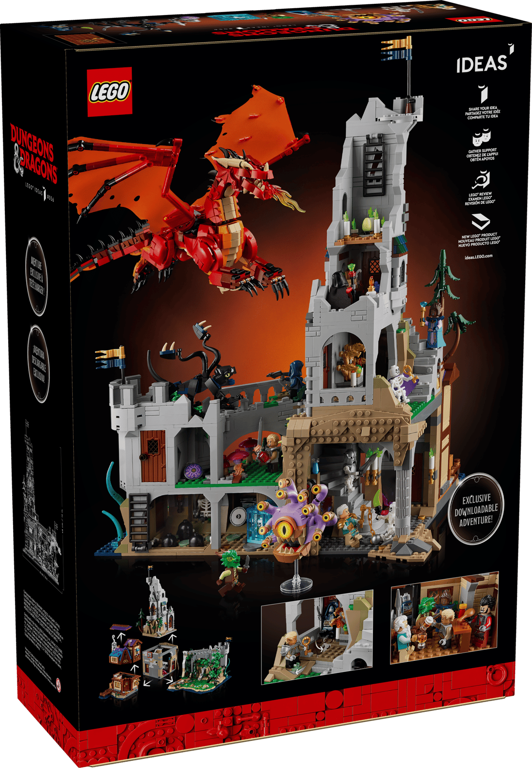 LEGO® Ideas #21348 Dungeons & Dragons: Red Dragon's Tale product image 10, provided for visual reference and product detail