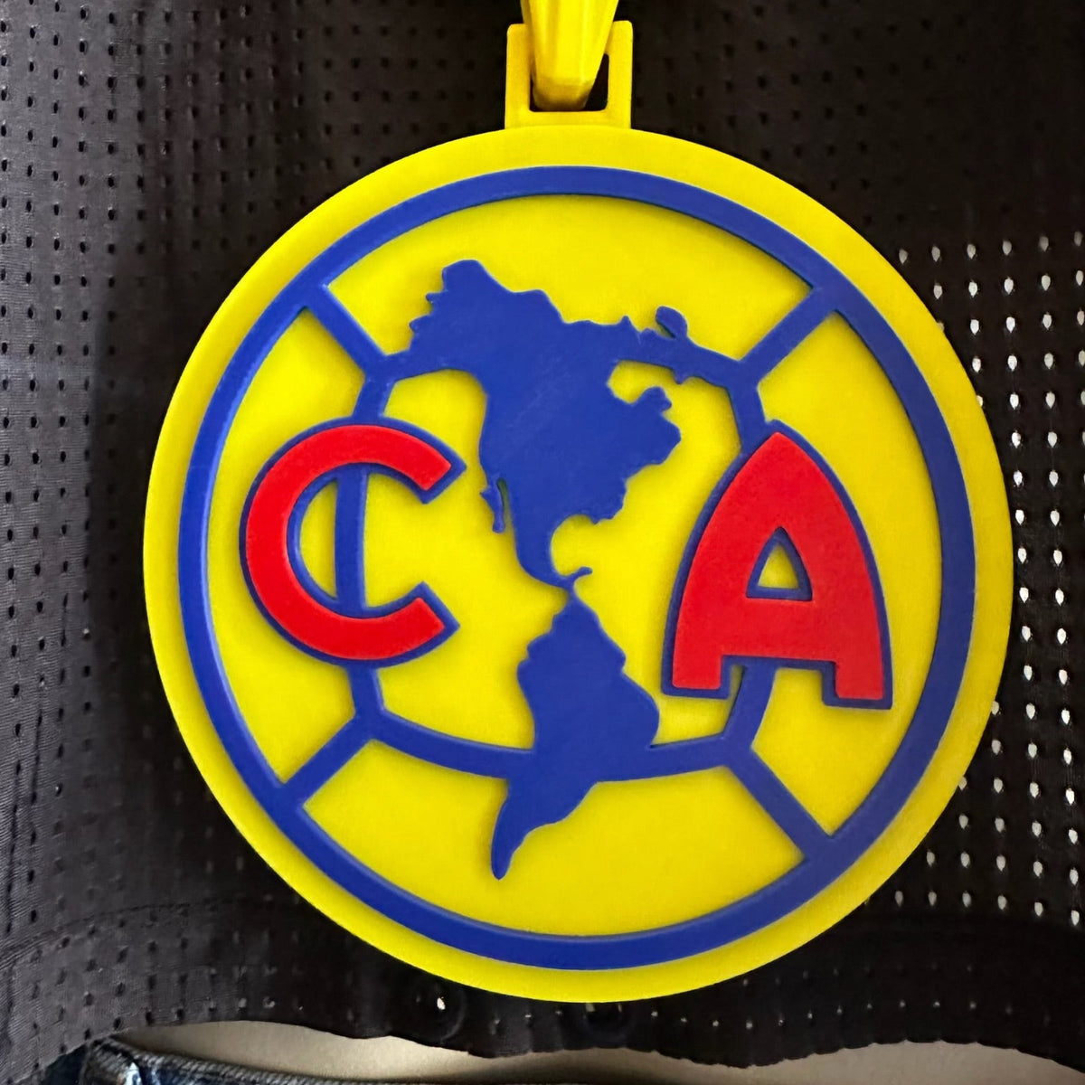 Club America Mexico City Soccer 3D Printed Statement Chain & Pendant product image 2, provided for visual reference and