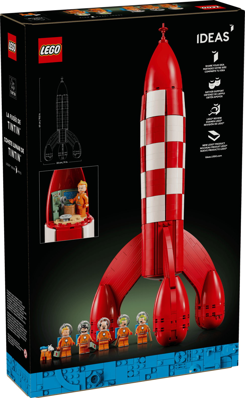 LEGO® Ideas #21367 Tintin® Moon Rocket product image 15, provided for visual reference and product detail review