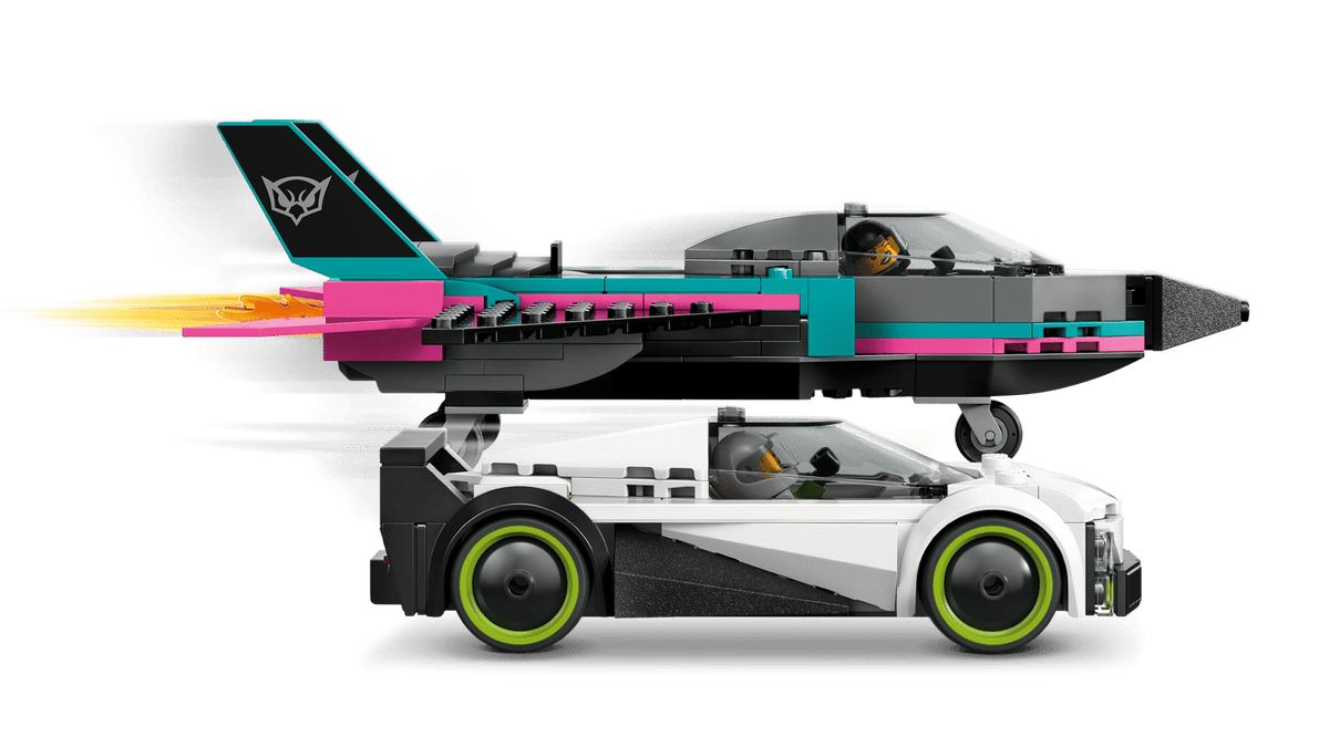 LEGO® City #60489 Jet vs. Car product image 2, provided for visual reference and product detail review