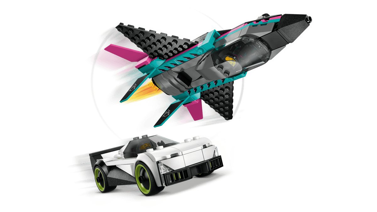 LEGO® City #60489 Jet vs. Car product image 6, provided for visual reference and product detail review