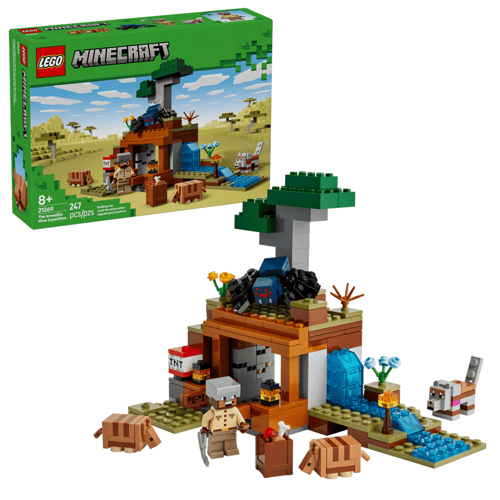 LEGO® Minecraft® #21269 The Armadillo Mine Expedition product image 1, provided for visual reference and product detail