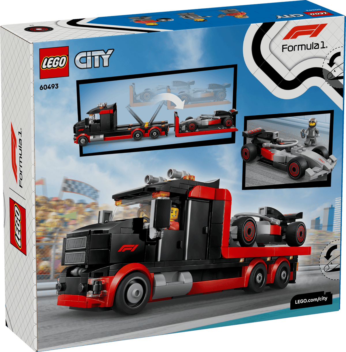 LEGO® City #60493 F1® Display Truck with Audi F1® Race Car product image 7, provided for visual reference and product detail
