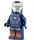 Iron Hero M22 - BigKidBrix Custom Printed Minifig product image 1, provided for visual reference and product detail review