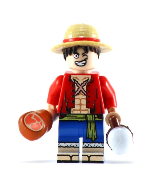 Stretch Pirate - BigKidBrix Custom Printed Minifig product image 1, provided for visual reference and product detail review