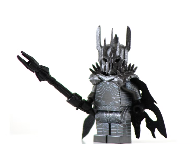 Lore Sauron - BigKidBrix Custom Printed Minifig product image 1, provided for visual reference and product detail review