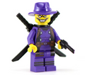 MercPool Purple Cap - BigKidBrix Custom Printed Minifig product image 1, provided for visual reference and product detail