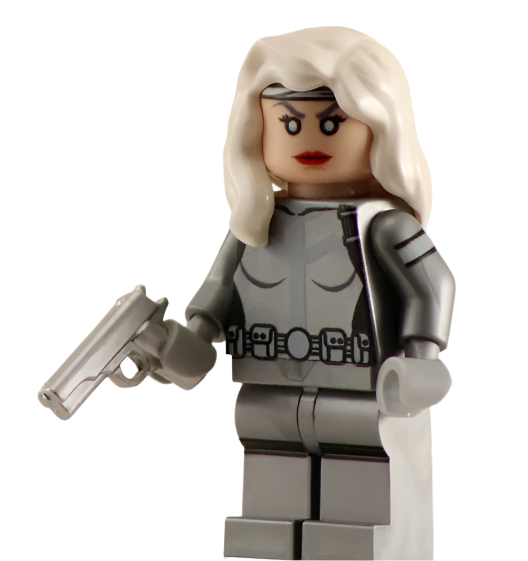 Metal Sable - BigKidBrix Custom Printed Minifig product image 1, provided for visual reference and product detail review